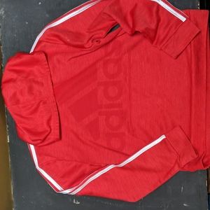 Adidas red hoodie